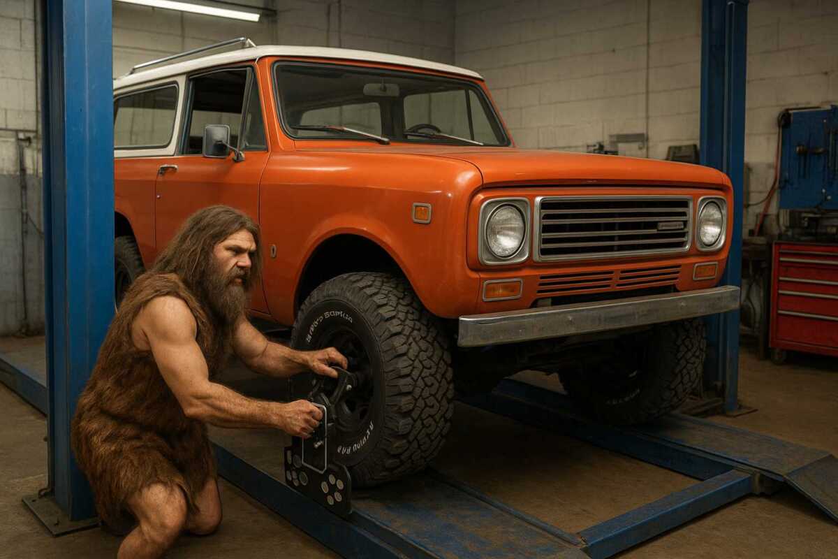 Wheelie Good Laughs: Aligning My 1972 Scout Tires for the First Time